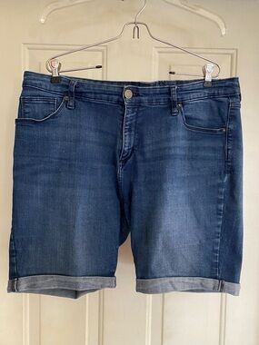 Universal Thread Dark Blue Denim Bermuda Jean Shorts